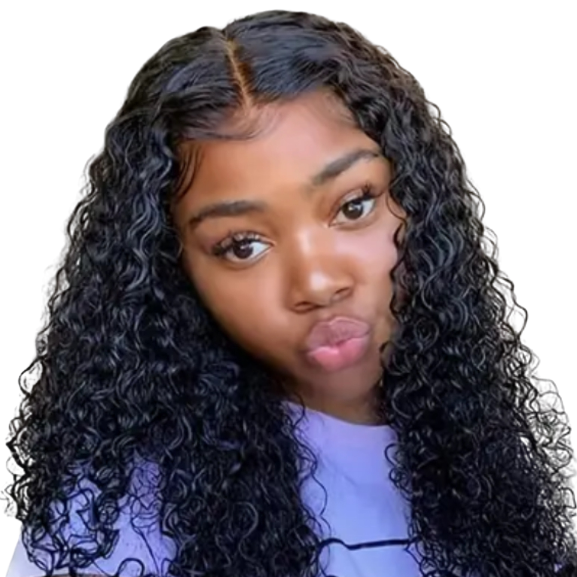 13x4 Deep Wave 10A Hair Full Frontal Lace Wig 180% Density 16"~30" Bleached Knots Dome Cap Design No Combs The Boss Hair 104